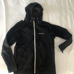 Black Columbia raincoat ……medium size